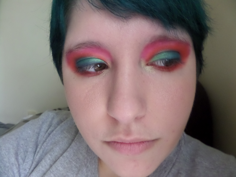 Illustration for article titled Quetzal Inspired Makeup Tutorial!